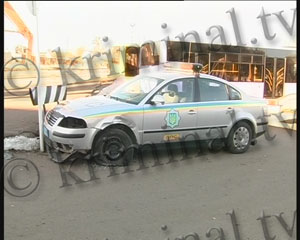 Колеснікову не сподобалась міліцейська автівка