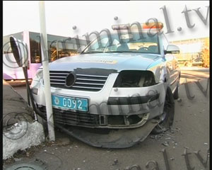 Колеснікову не сподобалась міліцейська автівка