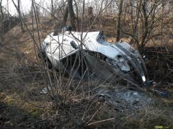 ДТП в Николаевской области ВАЗ слетел с дороги в овраг